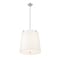 Z-Lite Weston Pendant, 5-Light, 18 In.W x 18 In.H, Brushed Nickel/Cream 3502P18-BN - alternate 8